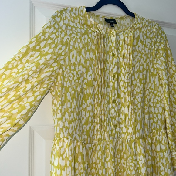 [Who What Wear] Yellow Leopard Dress - Picture 4 of 6